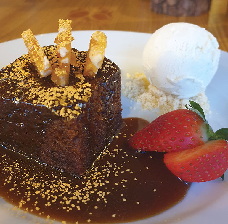 Sticky toffee pudding