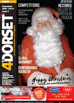 4Dorset magazine December 2019 front cover
