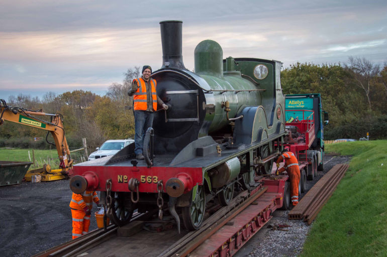 T3 No. 563 at Norden on Swanage Railway November 2017 NATHAN AU