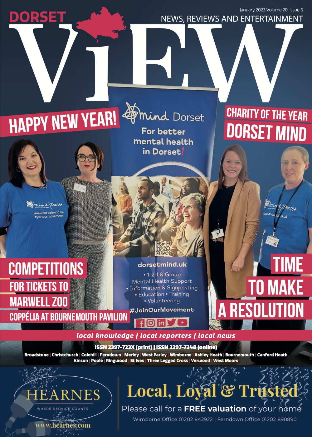Dorset View magazine January 2023 front cover