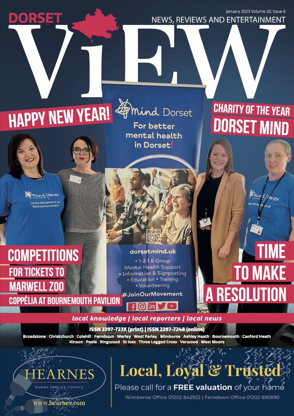 Dorset View magazine January 2023 front cover