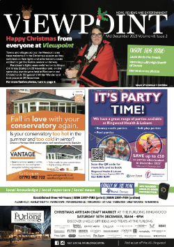 Viewpoint magazine December 2023 front cover