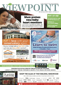 Viewpoint magazine January 2024 front cover