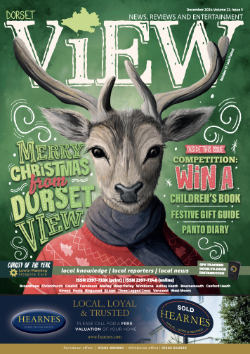 Dorset View magazine December 2024 front cover