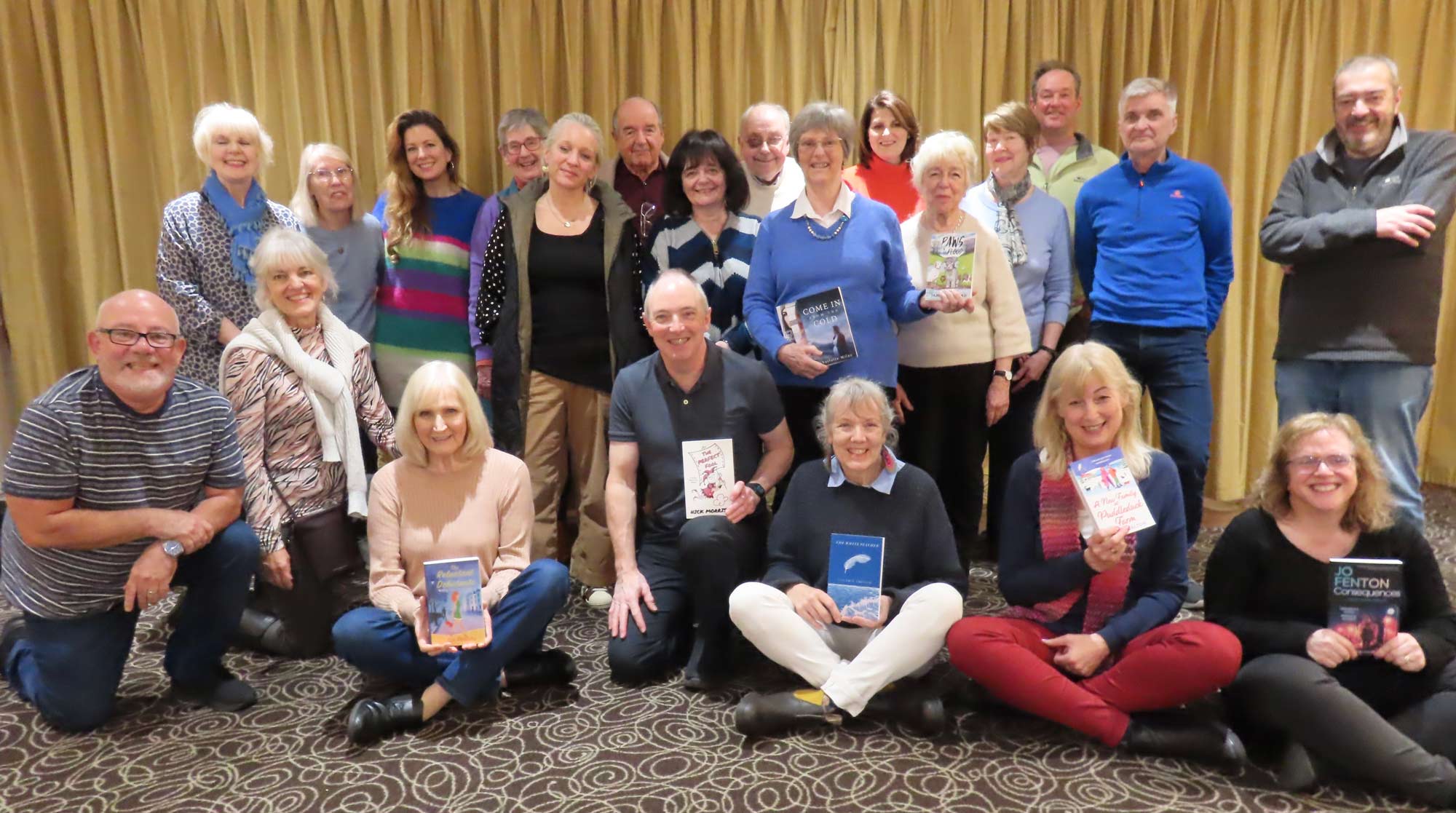 Some of the delegates including Della Galton (red trousers) and Janice Day (blue scarf) © J Pulford