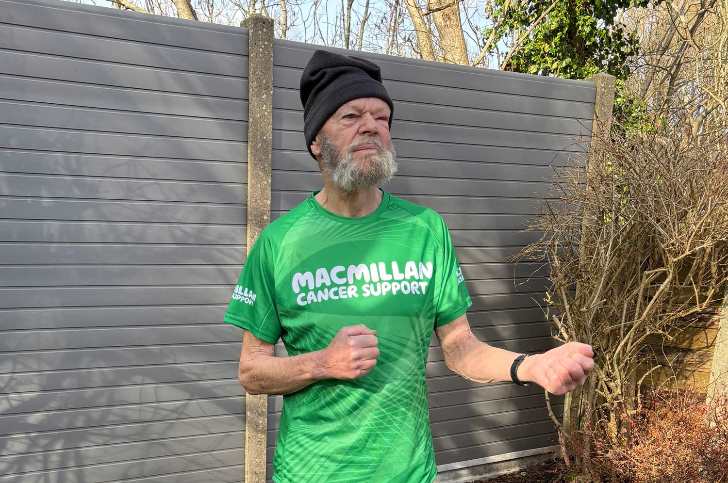 Town crier Mike Andrews