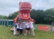 Tilbury Douglas T-Rex Team at the Jurassic Coast Challenge start line