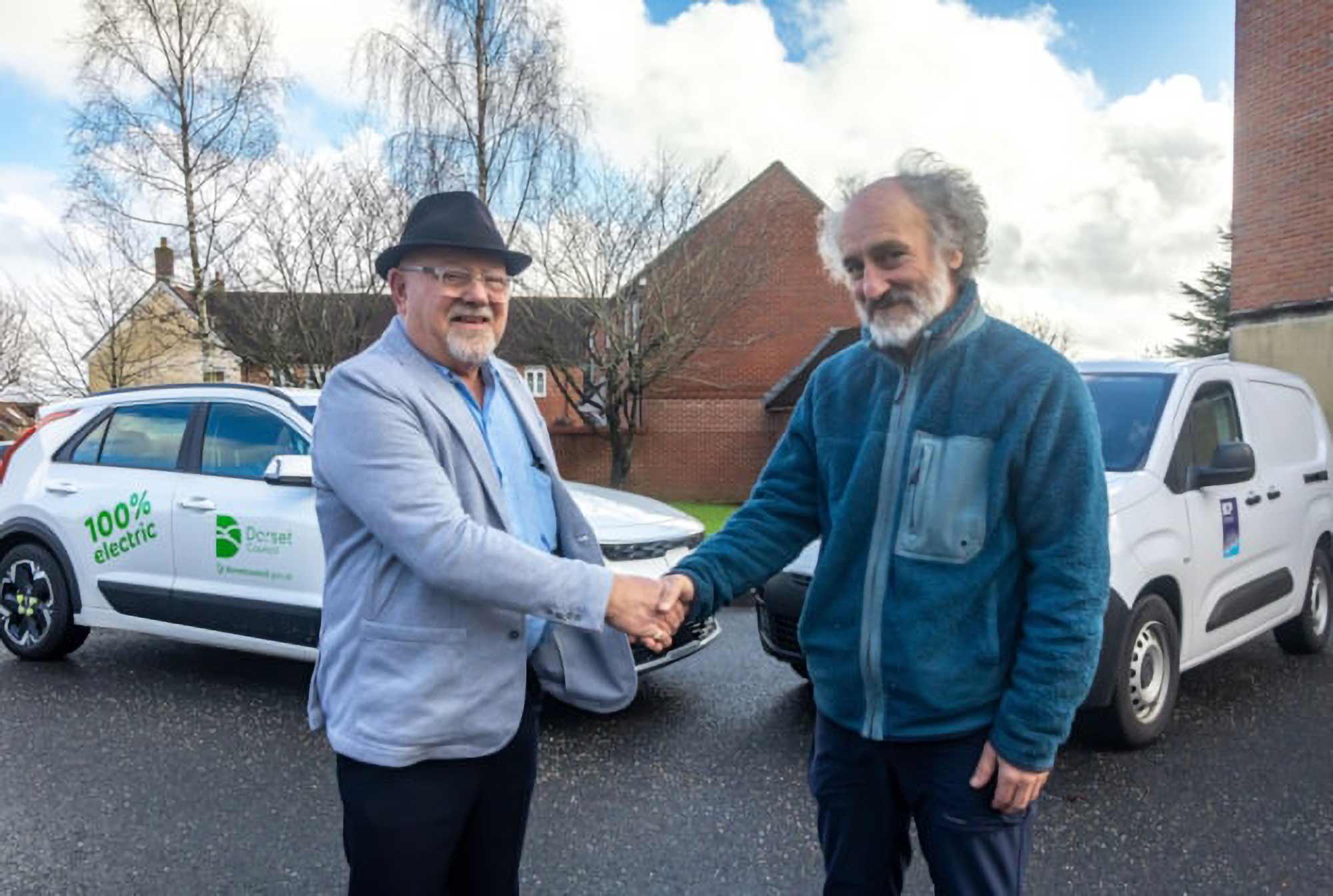 Dorset Council's Cabinet member for Place Services, Cllr Jon Andrews, and BCP Council's Cabinet member for Climate and Transport, Cllr Andy Hadley