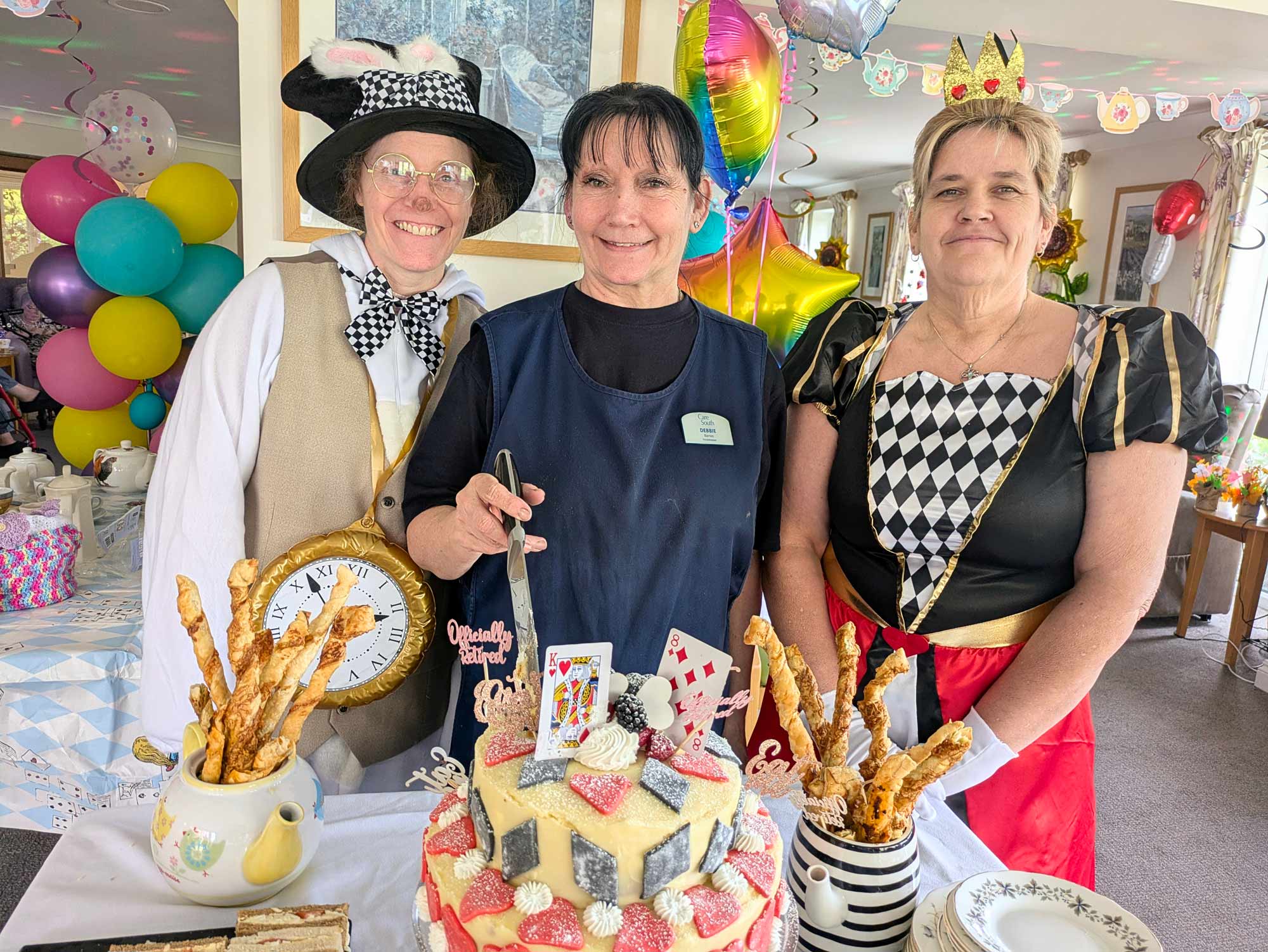 Hazel Filer (Deputy Manager), Debbie Barnes (Housekeeper), Tina Vincent (Home-Manager)