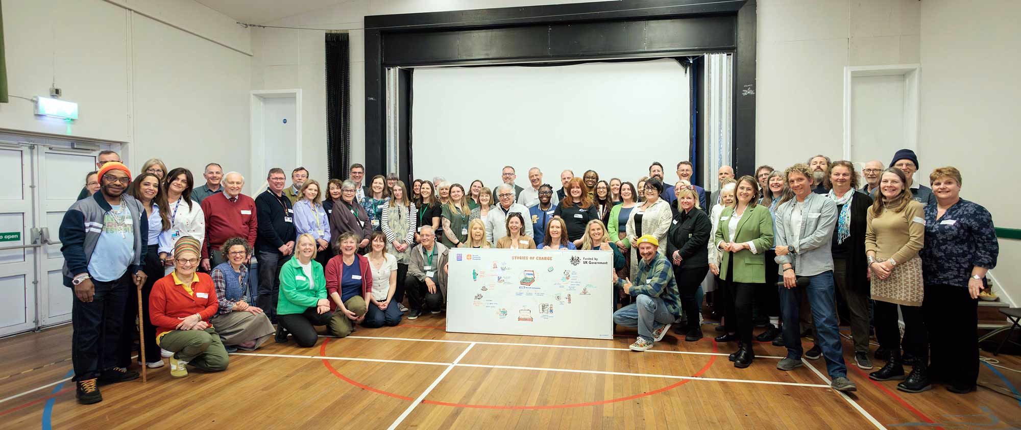 Staff and volunteers from charities and voluntary groups from across BCP area gathered to celebrate the Food & Energy Support Fund © Morghan Reeves