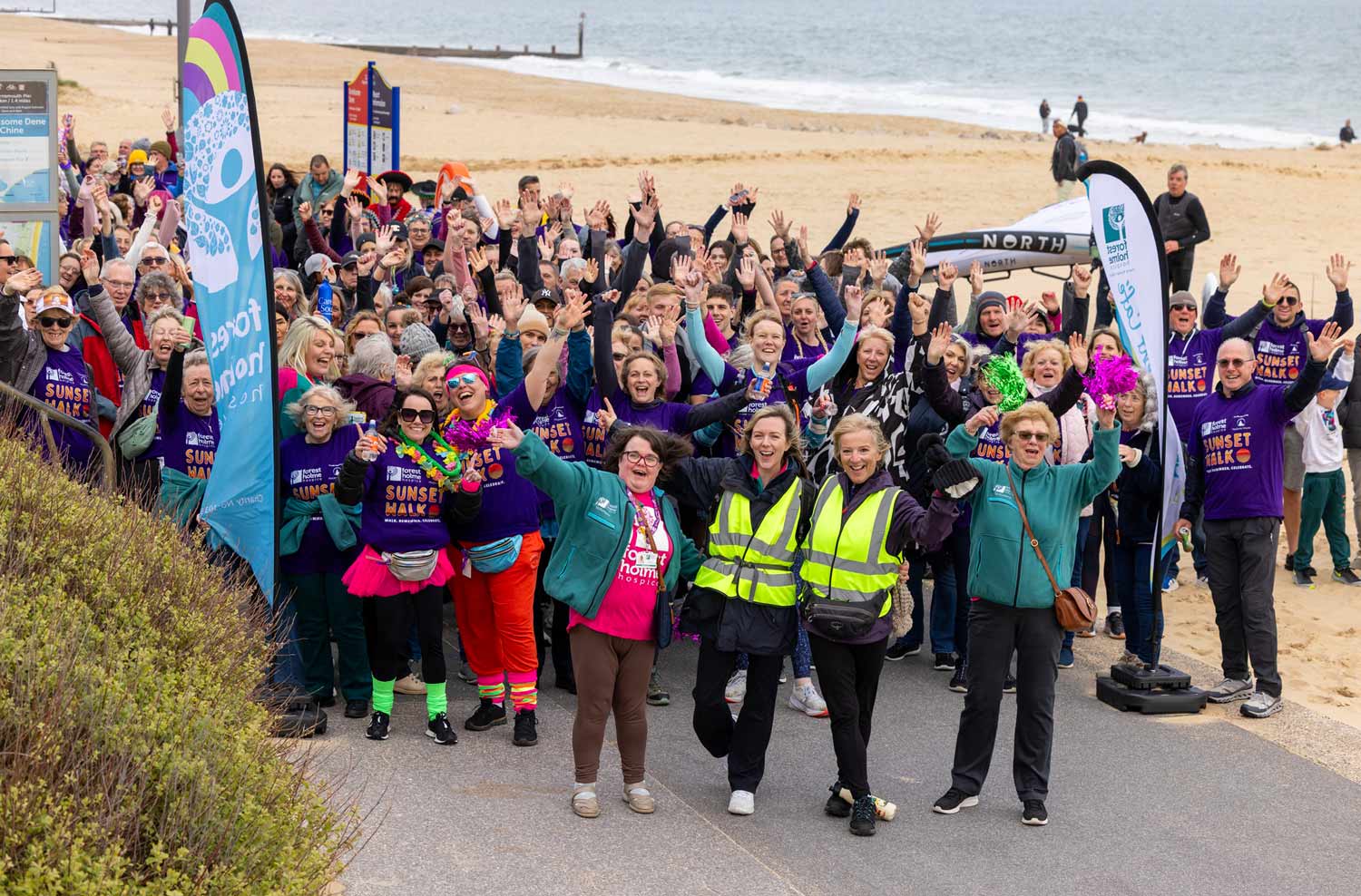 Sunset Walk participants