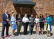 The cutting of the ribbon