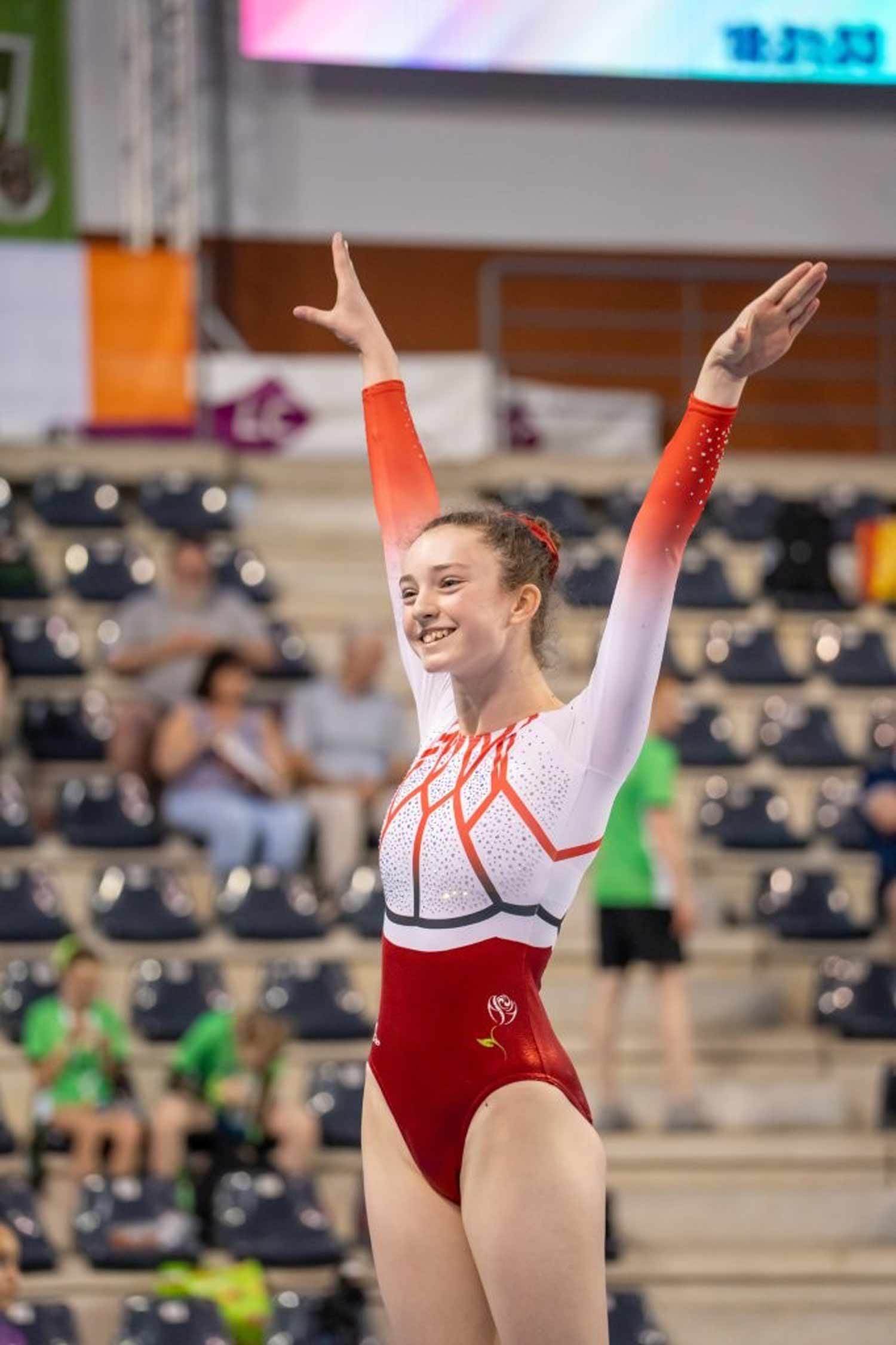 Ellie Tompkins in competition © Vorx Digital