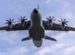 An A400M Atlas. The aircraft will be stationed temporarily at Bournemouth Airport
