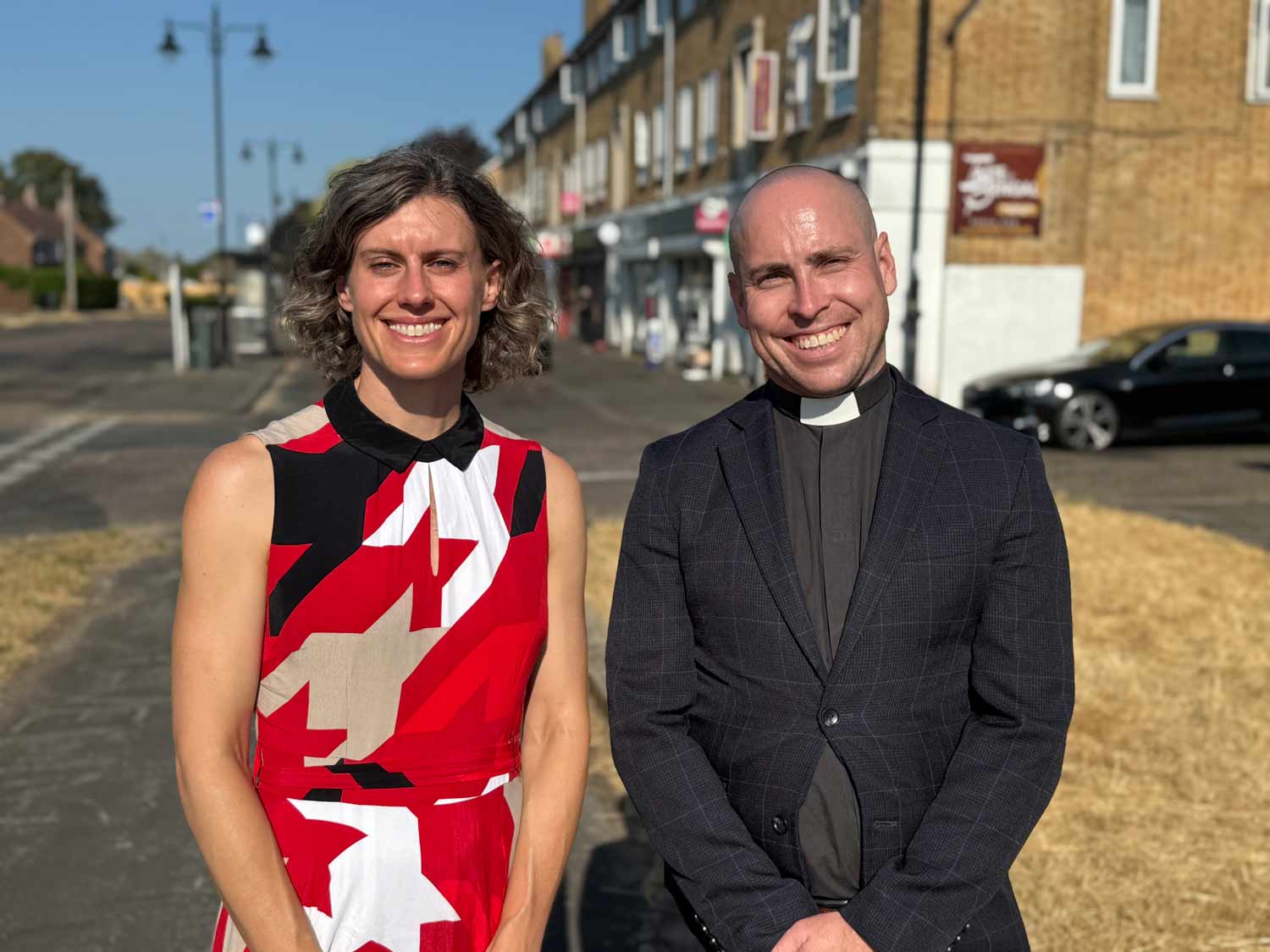 Jessica Toale MP for Bournemouth West with Rev Dan Washbrook