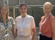 L-R Hannah O’ Hare, CEO of Forest Holme Hospice Charity, Donna Blanche, CEO and Sini Lucas, development manager, from Leonardo Carer Support