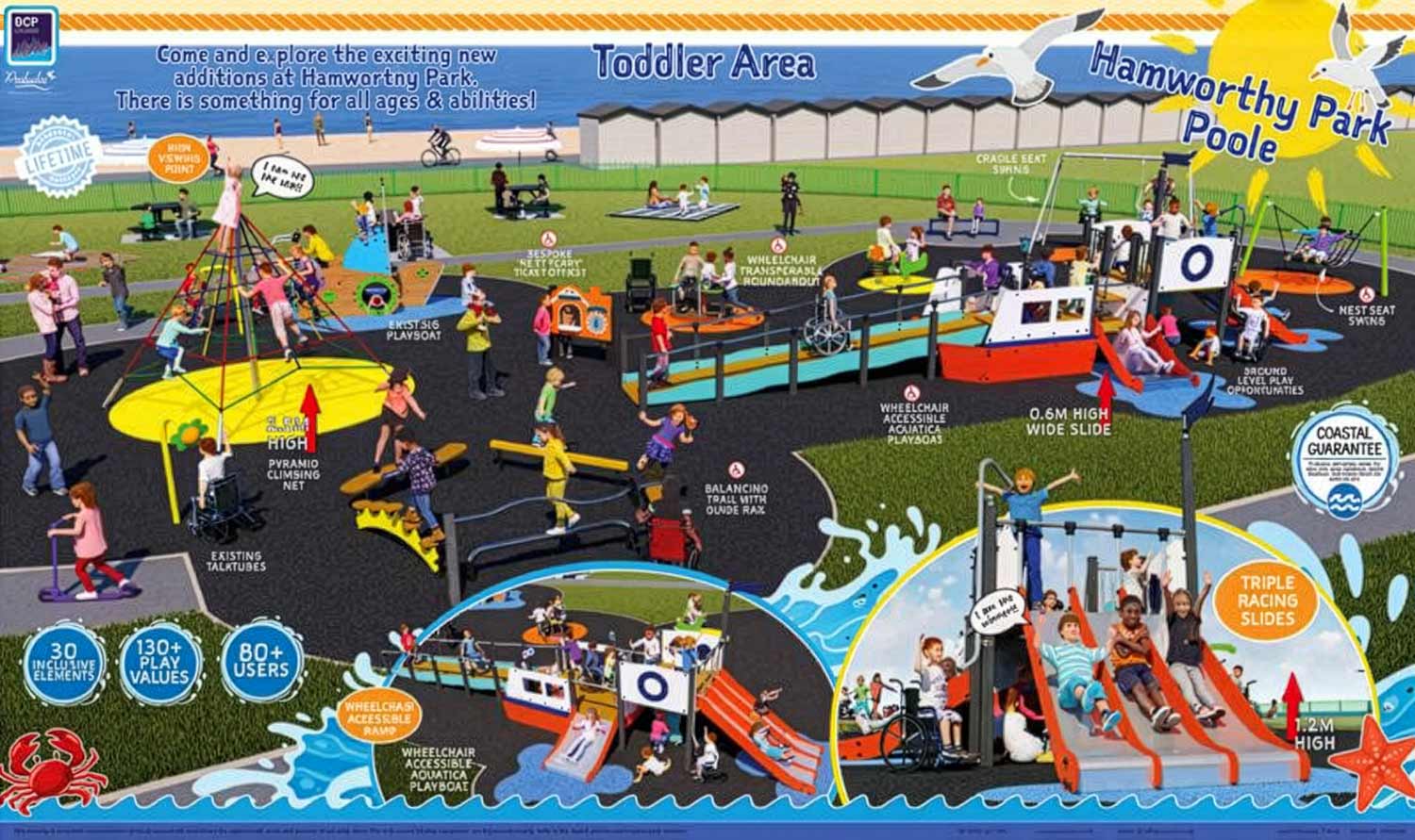 Artist’s impression of the playpark
