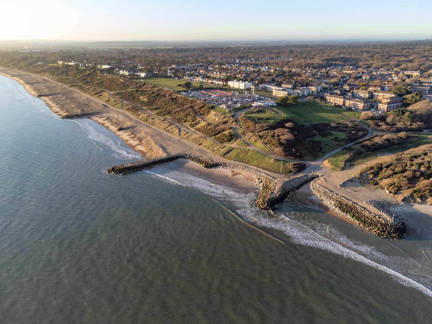 Highcliffe seafront