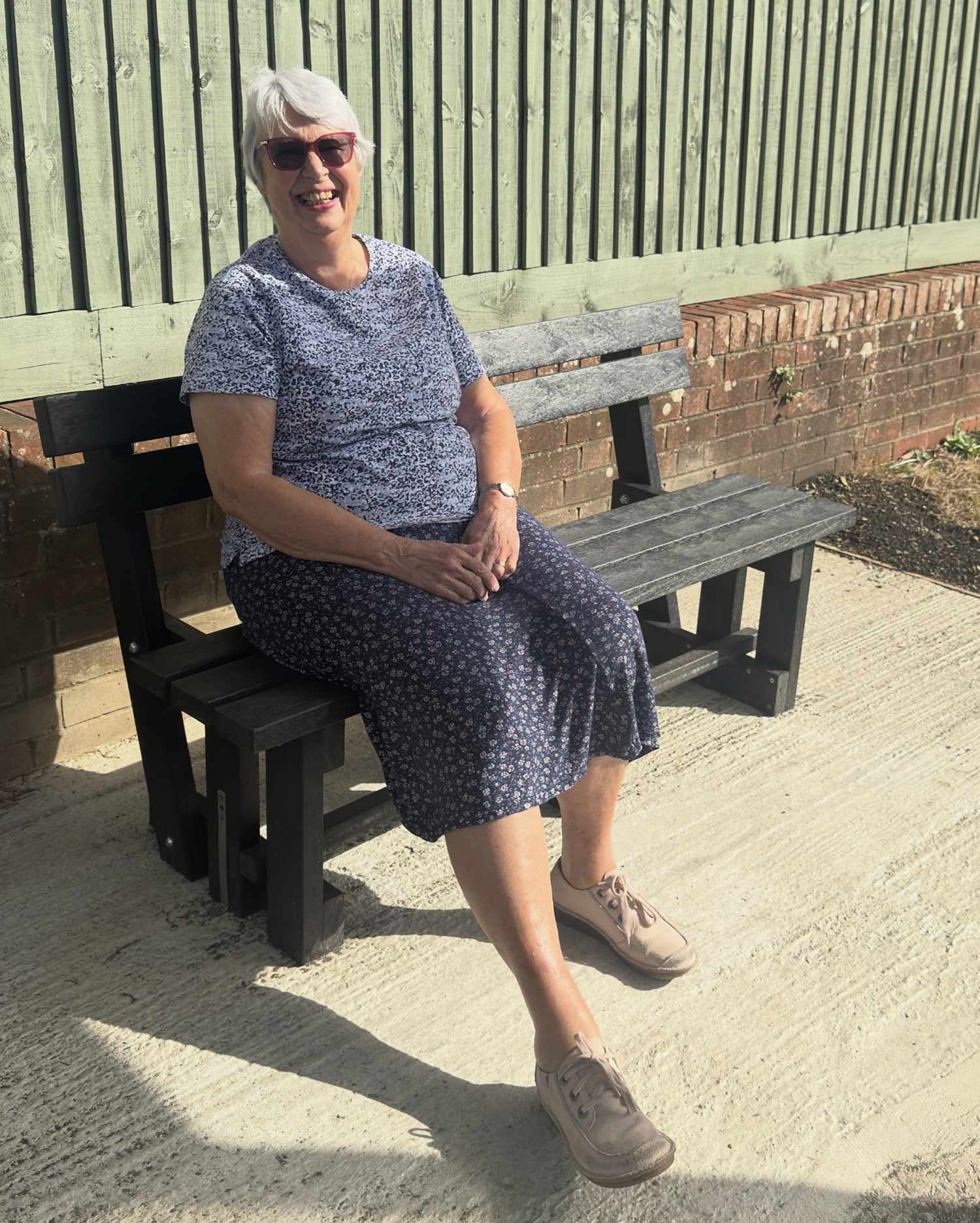 New Bench - Eastfield Lane - Gill Sweetzer