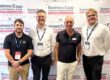 L-R Matt Joynes, Rob Beldham, Dorset Chamber chief executive Ian Girling and Liam Carter.