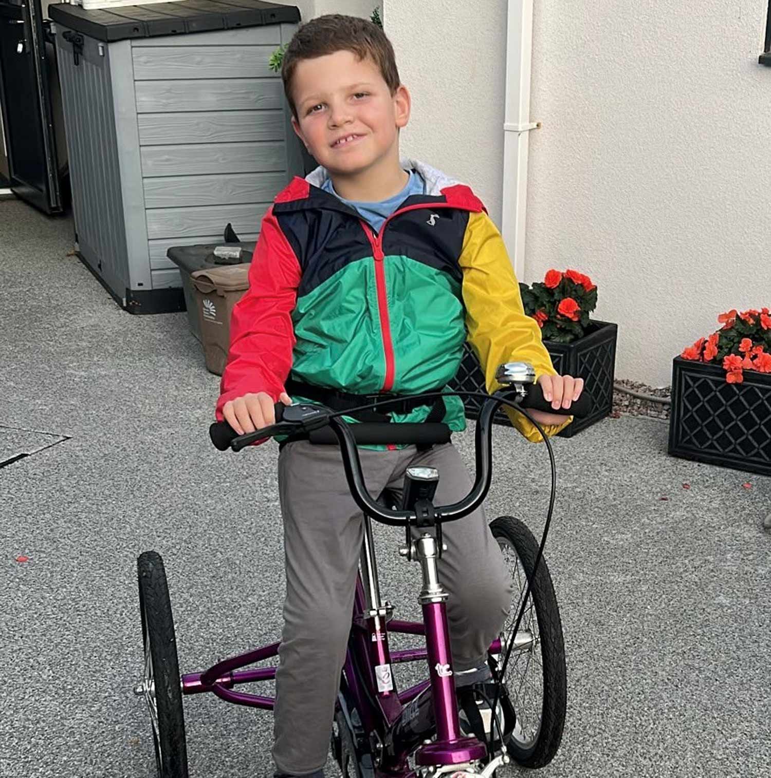 James with his trike