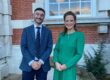 Will Bridges (Ferndown Upper) and Liz Thornton (Bryanston)